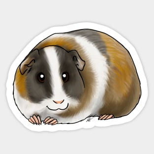 Small Mammal - American Guinea Pig - Tortoise Shell Sticker